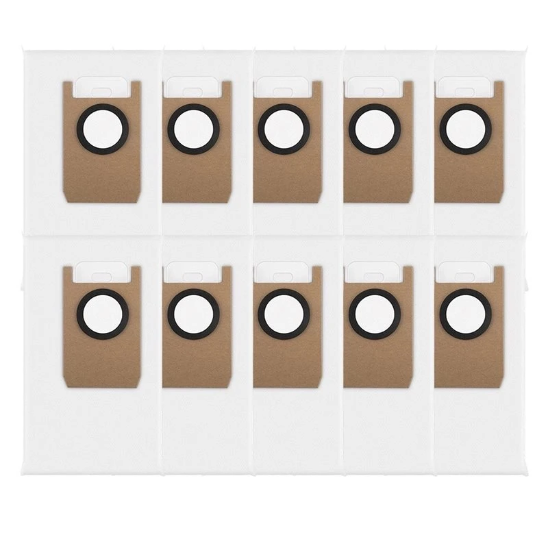 Stable Performance 10PCS Dust Bags Replacement Parts For Eufy Robot Omni S2 Vacuum Cleaner Parts Disposable Bags