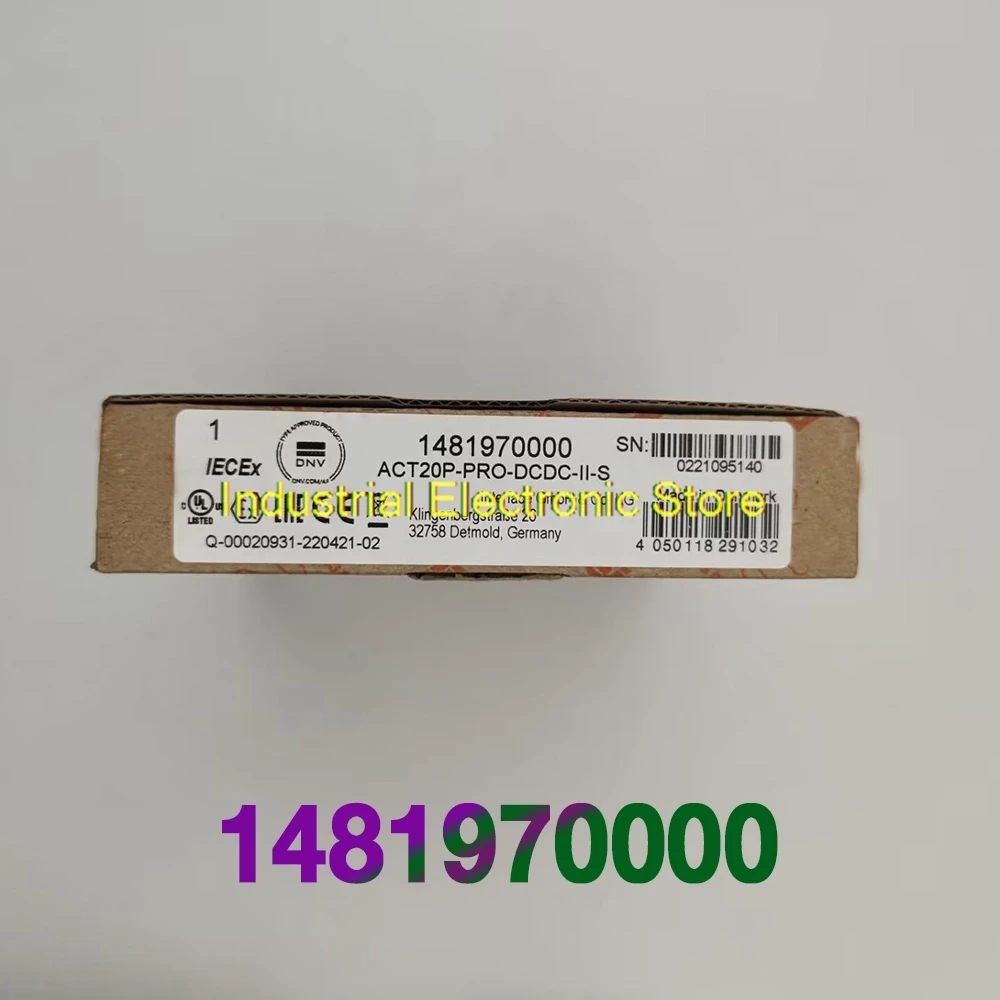 

For Weidmuller ACT20P-PRO DCDC II-S Signal Converter Insulator 1481970000