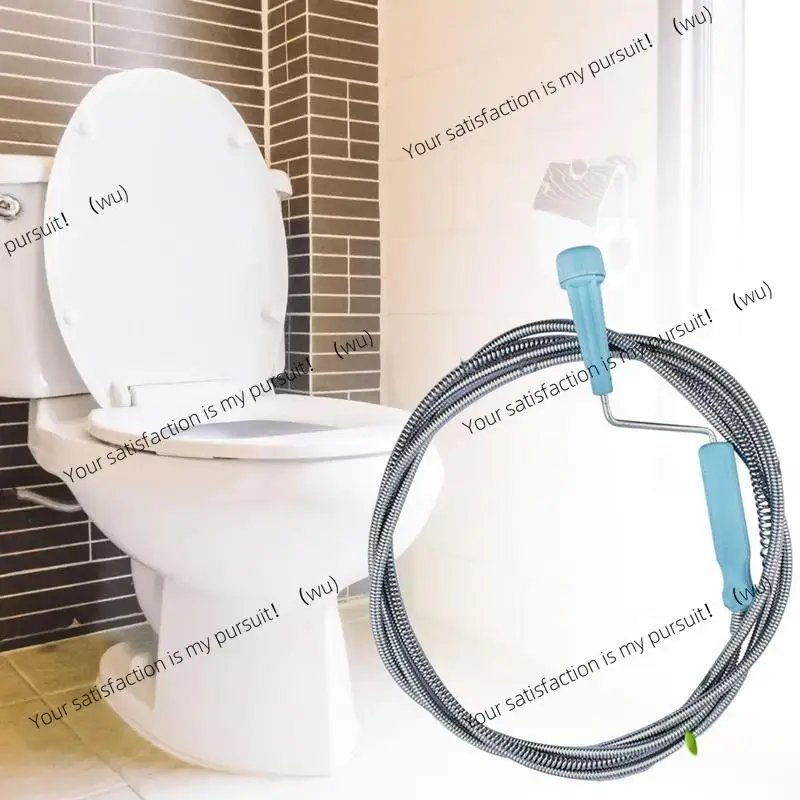 Drain Cleaner Drain Auger Flexible Metal Spring Sink Dredge Auger Plumbing Snake Clog Remover Ultra-long Sewer Dredge