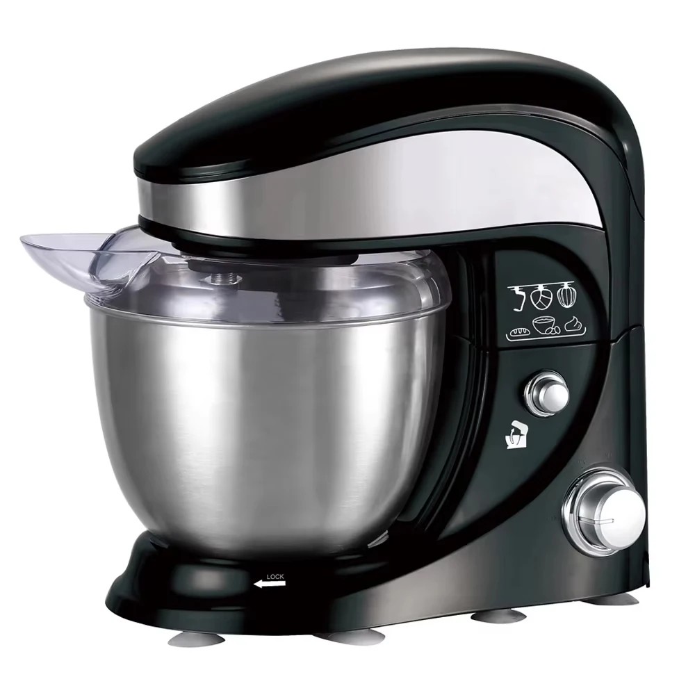 Commercial 4L Electric Stand Flour Mixer Planetary Food Dough Mixer Egg Whisk Blender With Hook Food Processor 3 Speeds