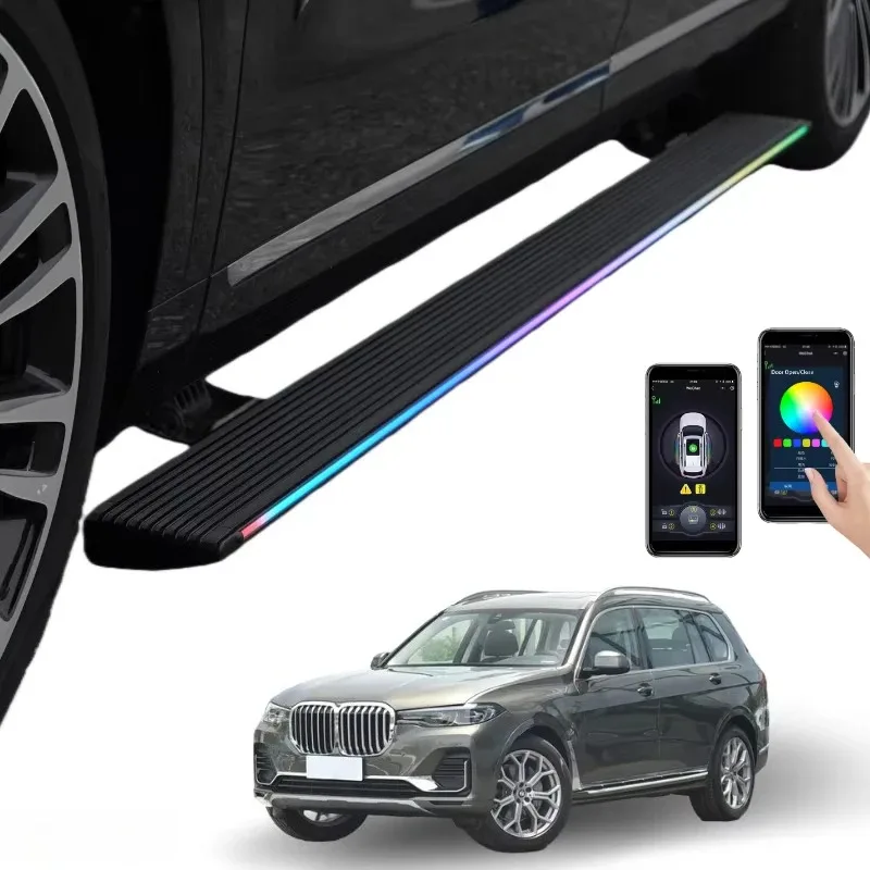 

Retractable Automatic Running Boards with LED Lights for X7 Aluminum Alloy Power Side Steps