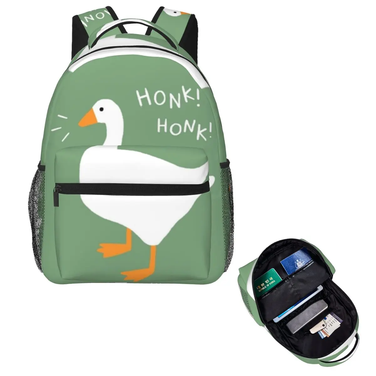 

Рюкзак Honk Honk Goose, Лидер продаж, рюкзак большой емкости, детская сумка для книг, школьная сумка, сумки на плечо для мужчин и женщин