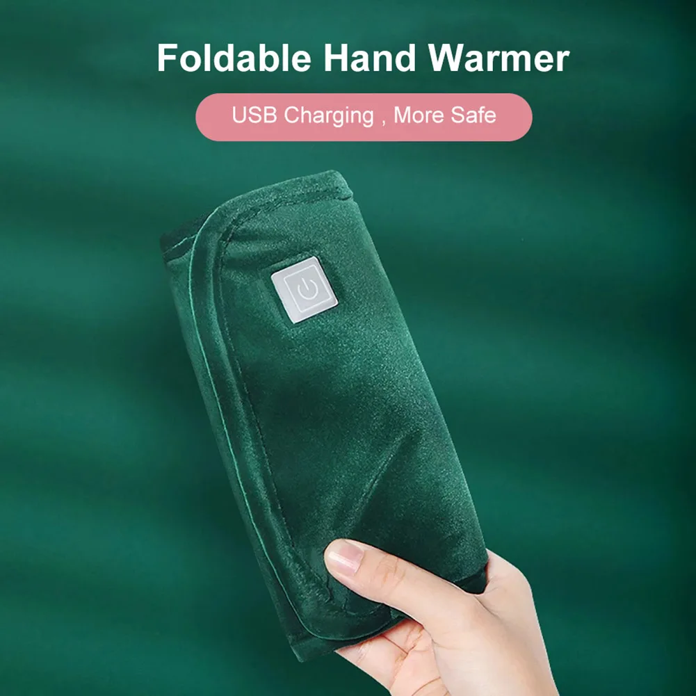 NEW USB Electric Heating Hand Warmer Graphene Heat Warm Bag Pillow Gloves Pad Rechargeable Winter Hot Thermal Hands Feet Heater