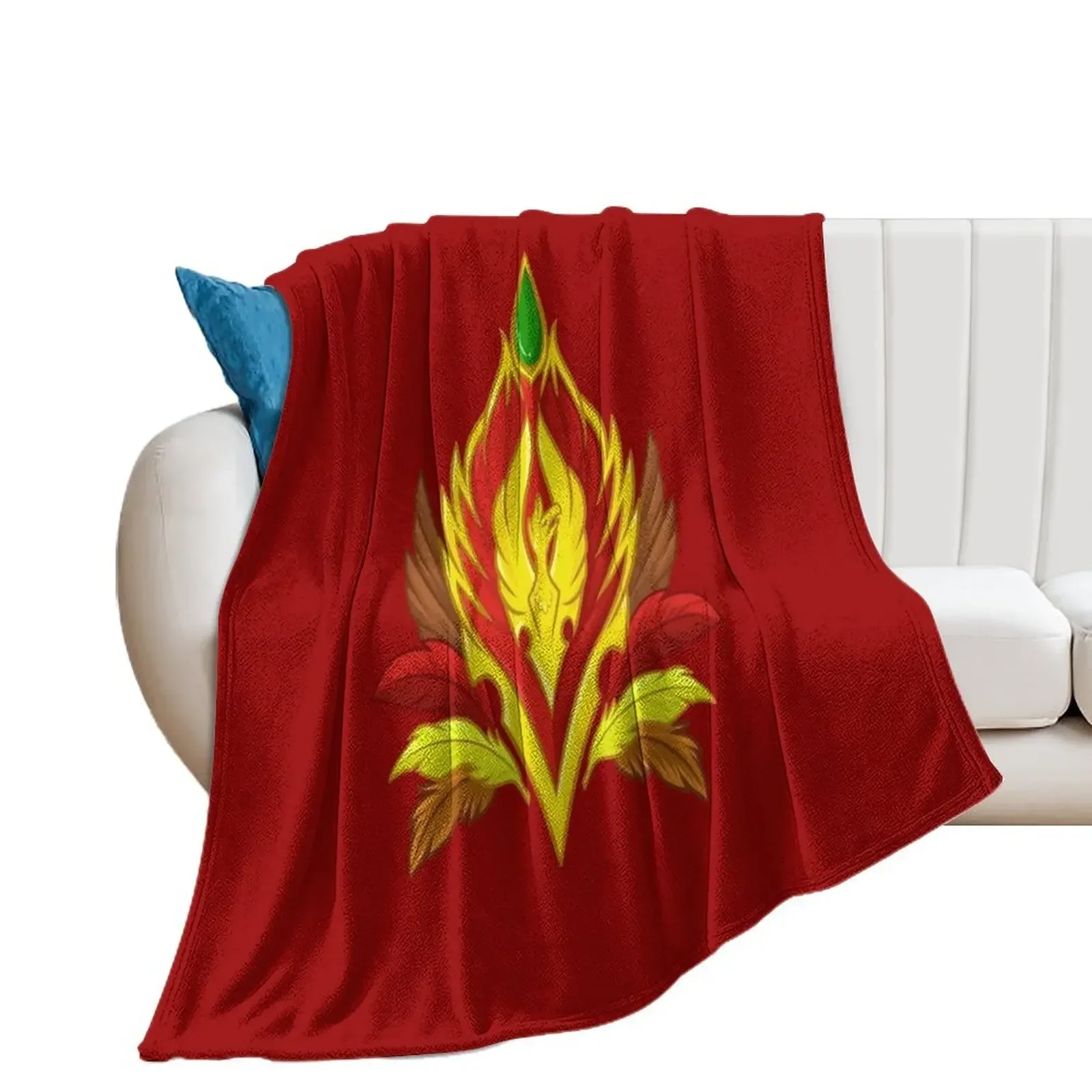 

Blood Elf Crest Throw Blanket Extra Large Throw Custom Blankets