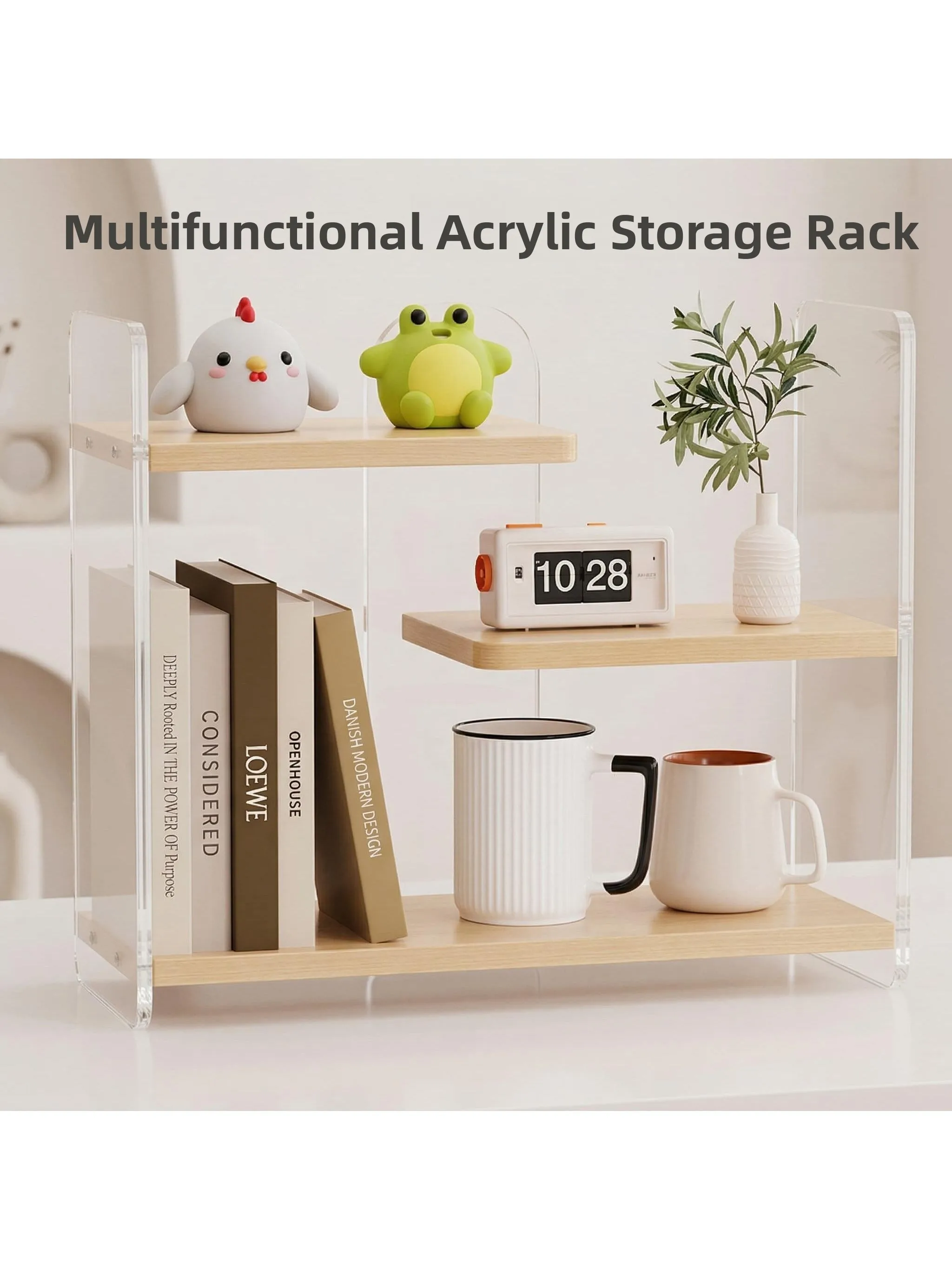 acrylic-desktop-organizer-multi-functional-desk-storage-box-cup-rack-female-workstation-renovation-home-use-three-layers