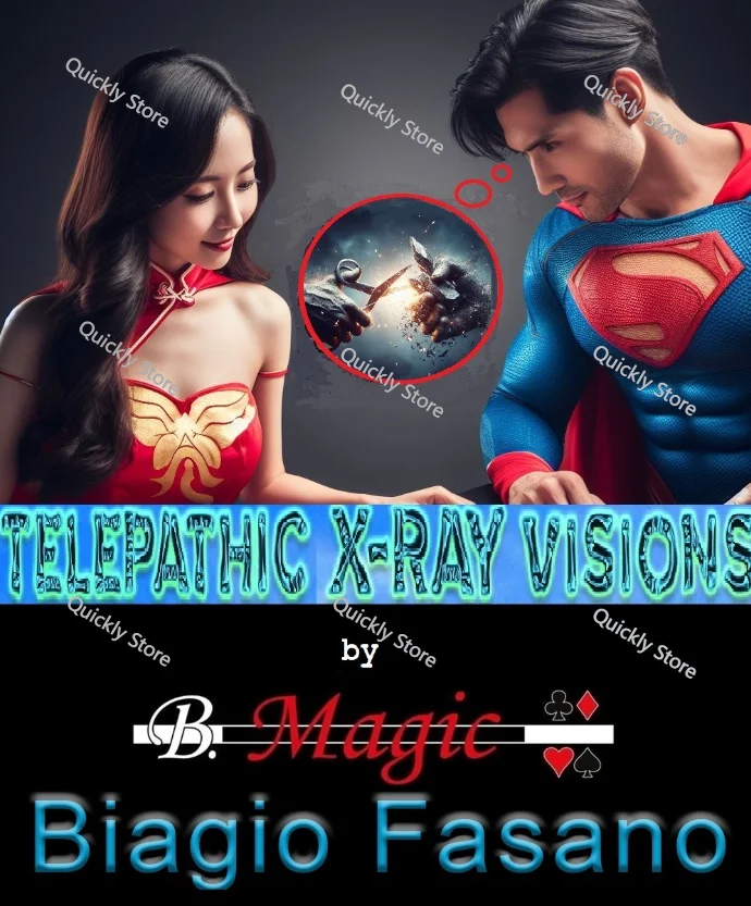 2025 Telepathic X-Ray Visionn: The Catch of the Superhero by Biagio Fasano (B. Magic)(Instant Download)
