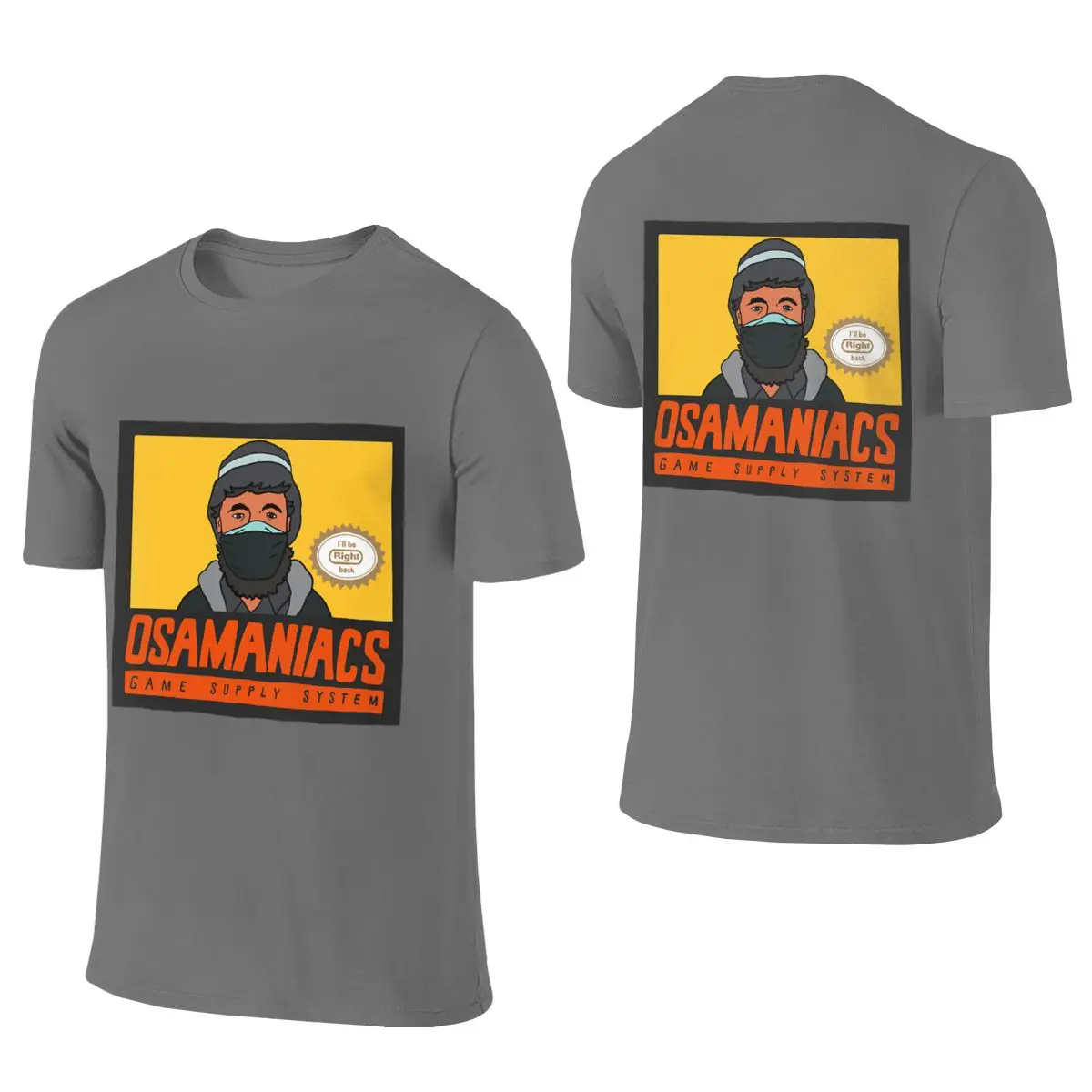Osamaniacs Game Supply System Wrinkle-Resistant Reversible T-shirt Casual And Loose High Cost-Performance Women's T-shirts