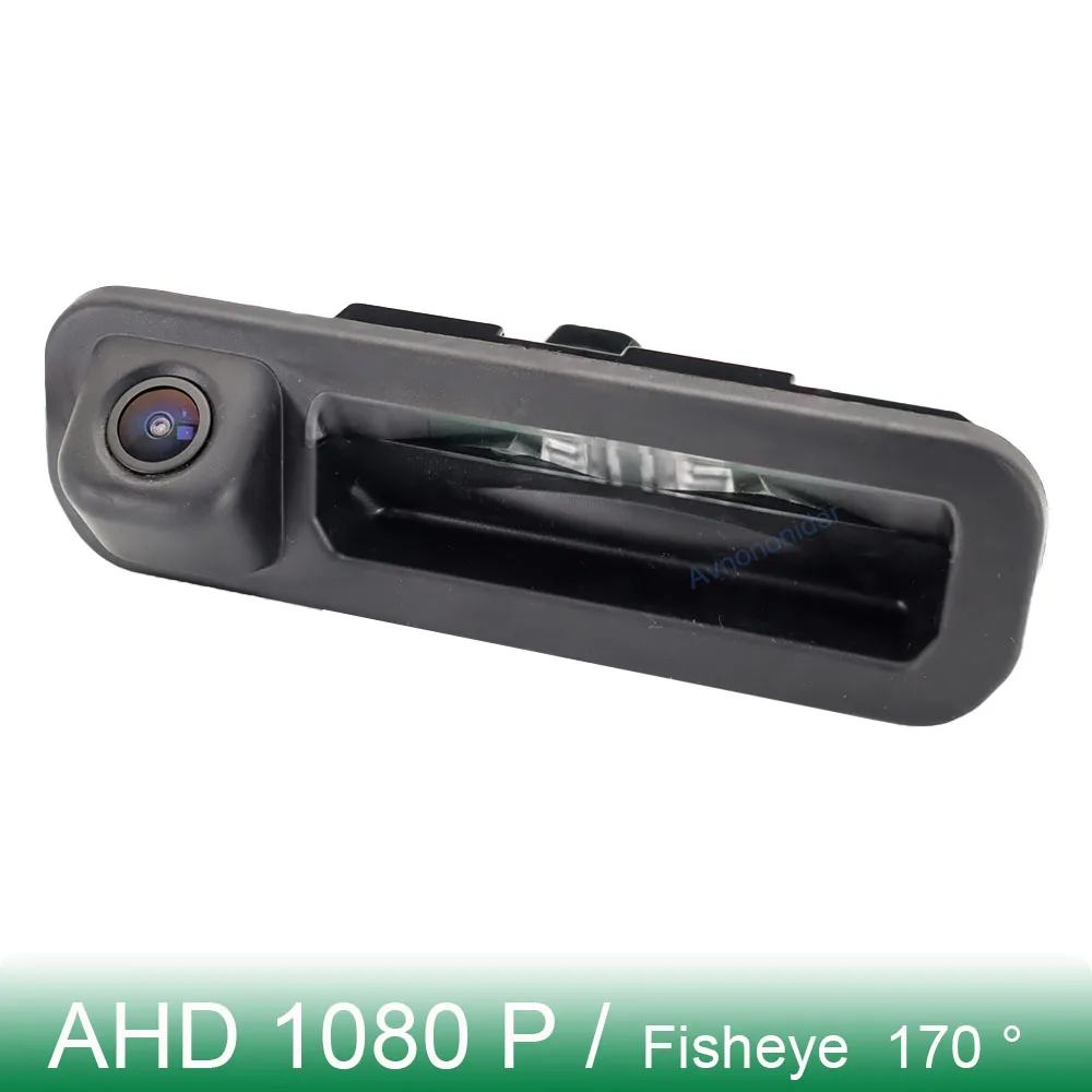 

HD Trunk Handle Rear View Camera For Ford Focus Hatchback Sedan Focus 2012 2013 Focus 2 Focus 3 Parking AHD 1080P Night Vision