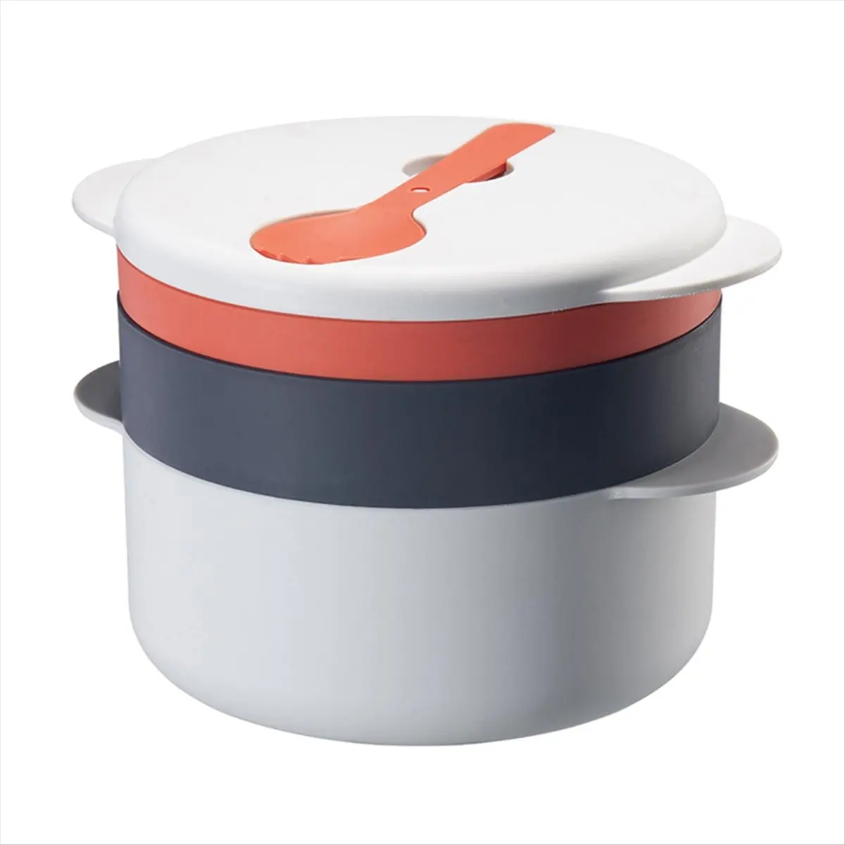[N09RNew]Microwave Cookware Steamer, Kitchen Microwave Vegetables Cooker Microwave Steaming Container with Handle