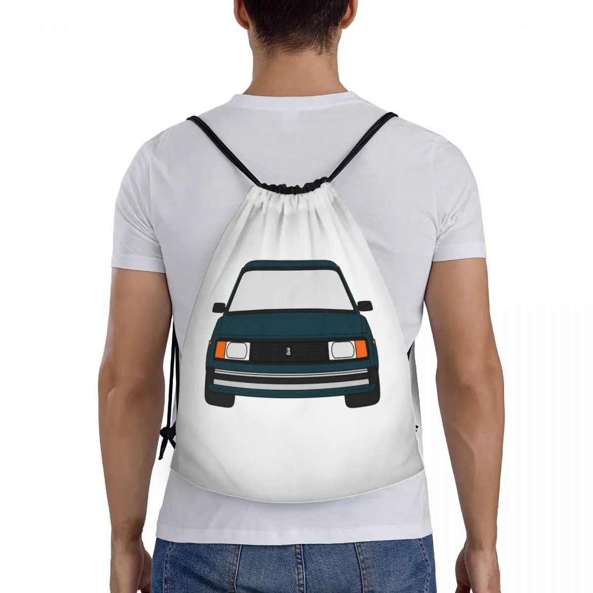 

Lada VAZ 2104 2105 2107 Nova Riva Green Color Backpacks Fashion Drawstring Bags Sports Bag Book Bags for Travel Students