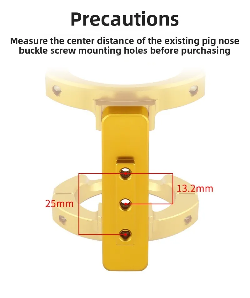 ل Birdy Dahon 412 SP8 للطي دراجة الجبهة حقيبة الناقل محول تركيب قابل للتعديل المشبك حلقة الدراجة الجبهة حقيبة حامل محول