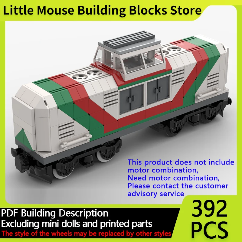نموذج سيارة المدينة MOC قوالب بناء نقل الطاقة قاطرة وحدات التكنولوجيا الأطفال هدايا العيد تجميع اللعب البدلة