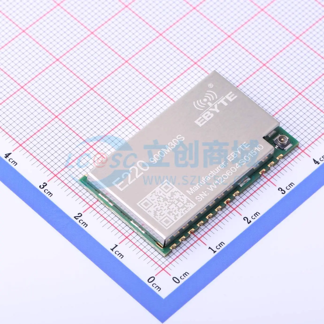 3pcs E220-900M30S SMD 38.5x24mm 30.5dBm SPI LoRa Wireless RF Transceiver Module