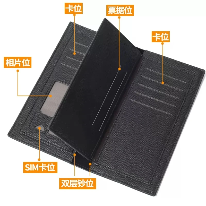 miHoYo Game Honkai Impact 3  Jingyuan Card Holder Cartoon Black Unisex PU Wallet Zipper Bag Anime Birthday Xmas Gifts Secondary