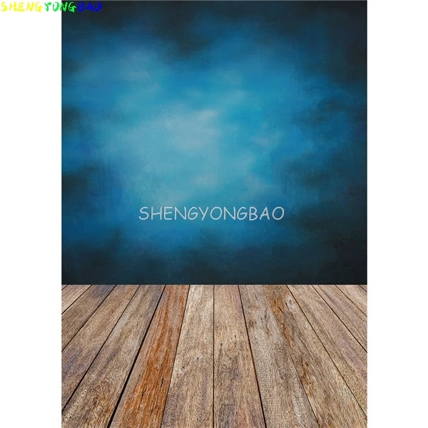 SHENGYONGBAO Vinyl Custom Wooden Planks Photography Backdrops Brick Wall and Floor Spot Photo Studio Background Props YY-25
