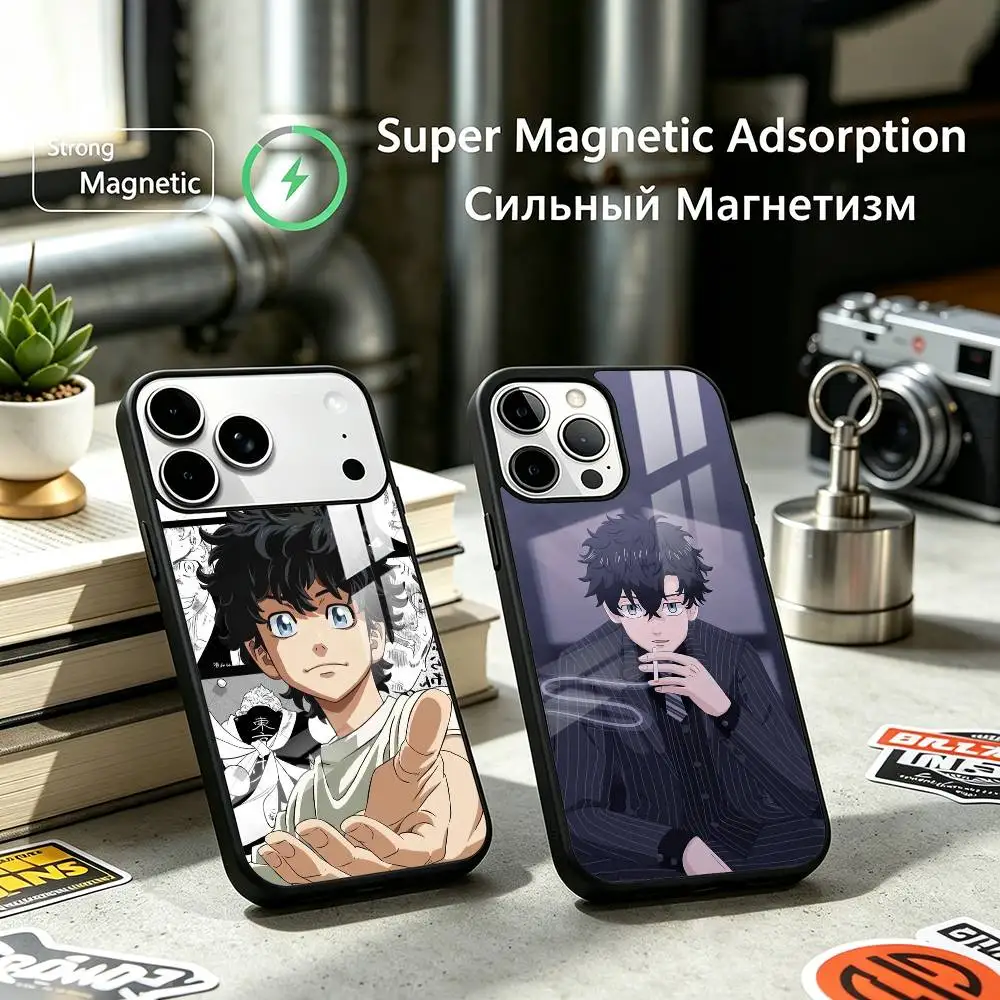 Anime Takemichi Tokyo Phone Case For iPhone17,16,15,14,13,12 Plus,Pro Allows magnetic wireless charging