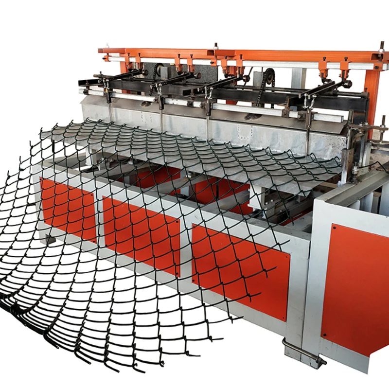 Galvanized Mini Mesh Full Automatic Chain Link Fence Machine