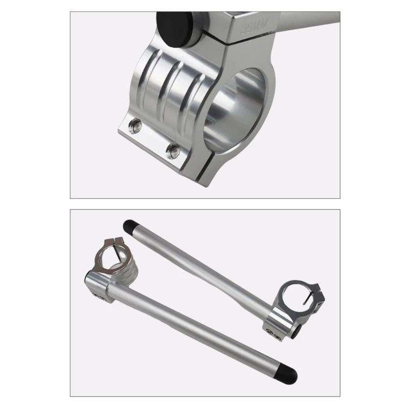 

37JE strong strength Risers Handlebars Aluminum Clip On Handlebars Pair for Motorcycles