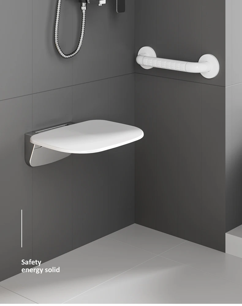 

Adult bathroom folding stool elderly bath stool toilet toilet maternity safety wall mounted seat shoe changing stool