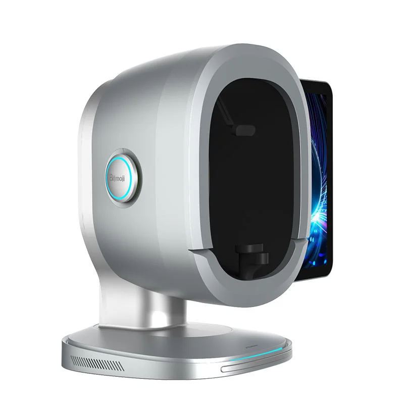 Máquina profissional de análise de pele AI com dispositivo de análise facial de relatório inteligente de câmera HD