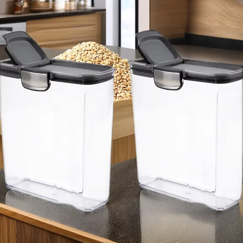 Portable PP Food Storage Containers Compact Kitchen Organizer Box Durable Plastic Lunch Box With Lid Fresh Keeping Container
