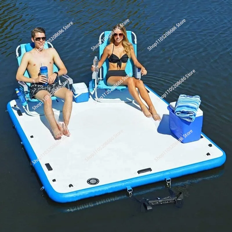 High Quality Inflatable Floating Island Water Floating Platform for Fishing