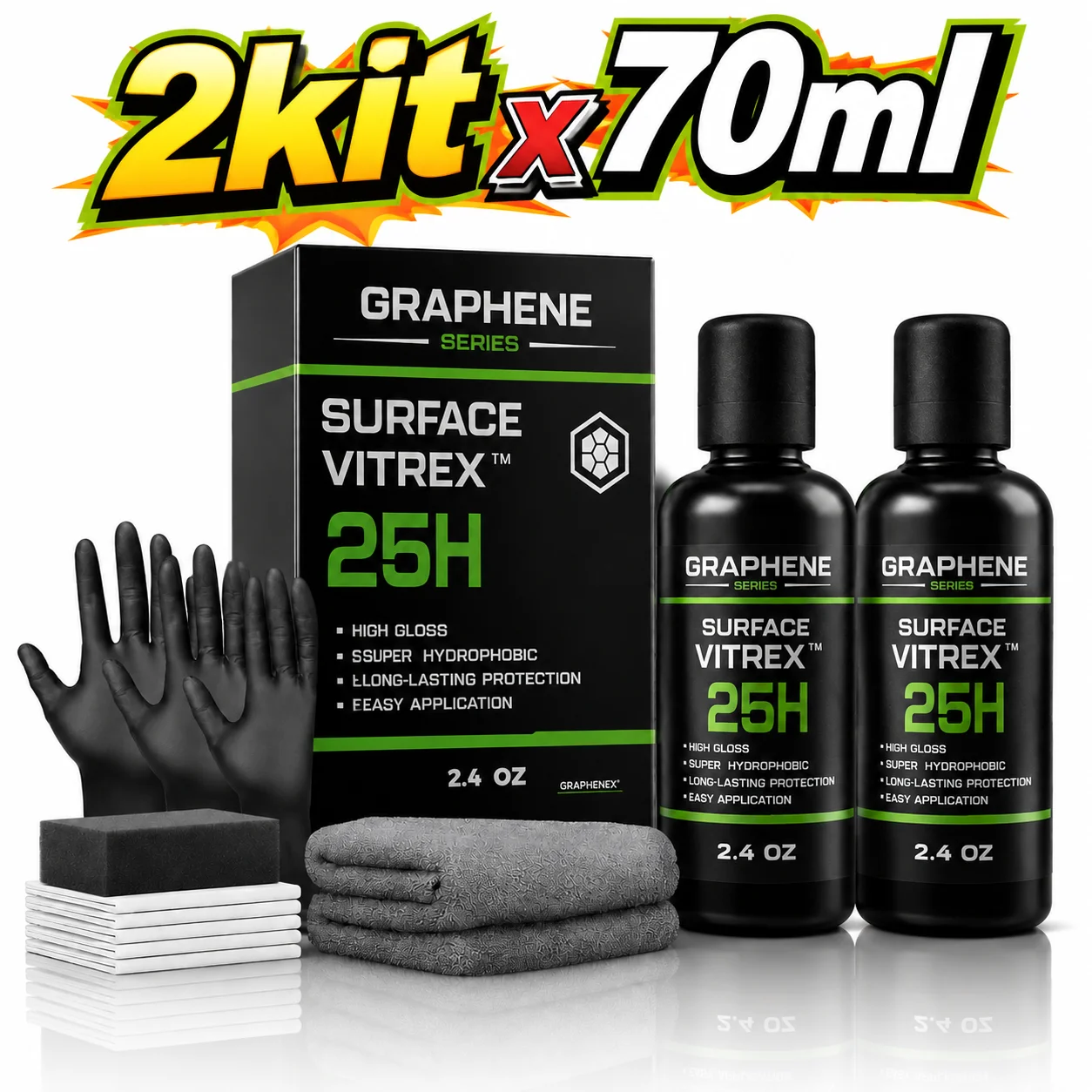Car Wax Ceramic Coating - Grafeen Nano Keramische Coating Spray Auto