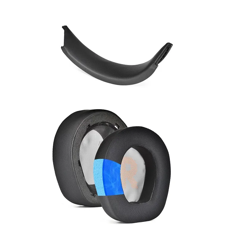 GONIANIA Original Ohrpolster für JBL Quantum Q600/610/Q800/Q810 Drahtlose Kopfhörer Ersatz Stirnband Gummi Ohrenschützer Ohrpolster 3
