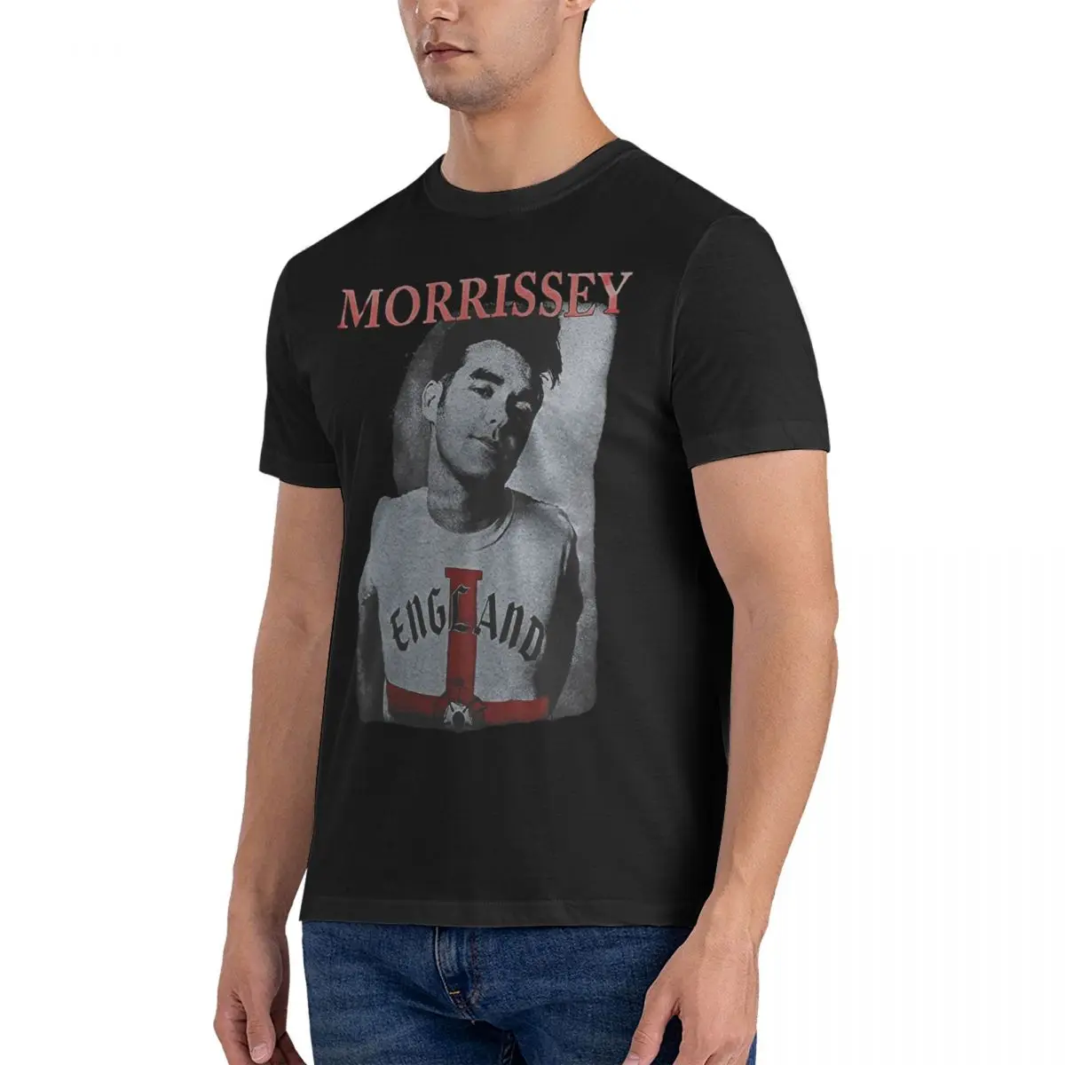 Morrissey T-Shirts Men The Smiths Humor 100% Cotton Tees Crew Neck Short Sleeve T Shirt Printing Clothes