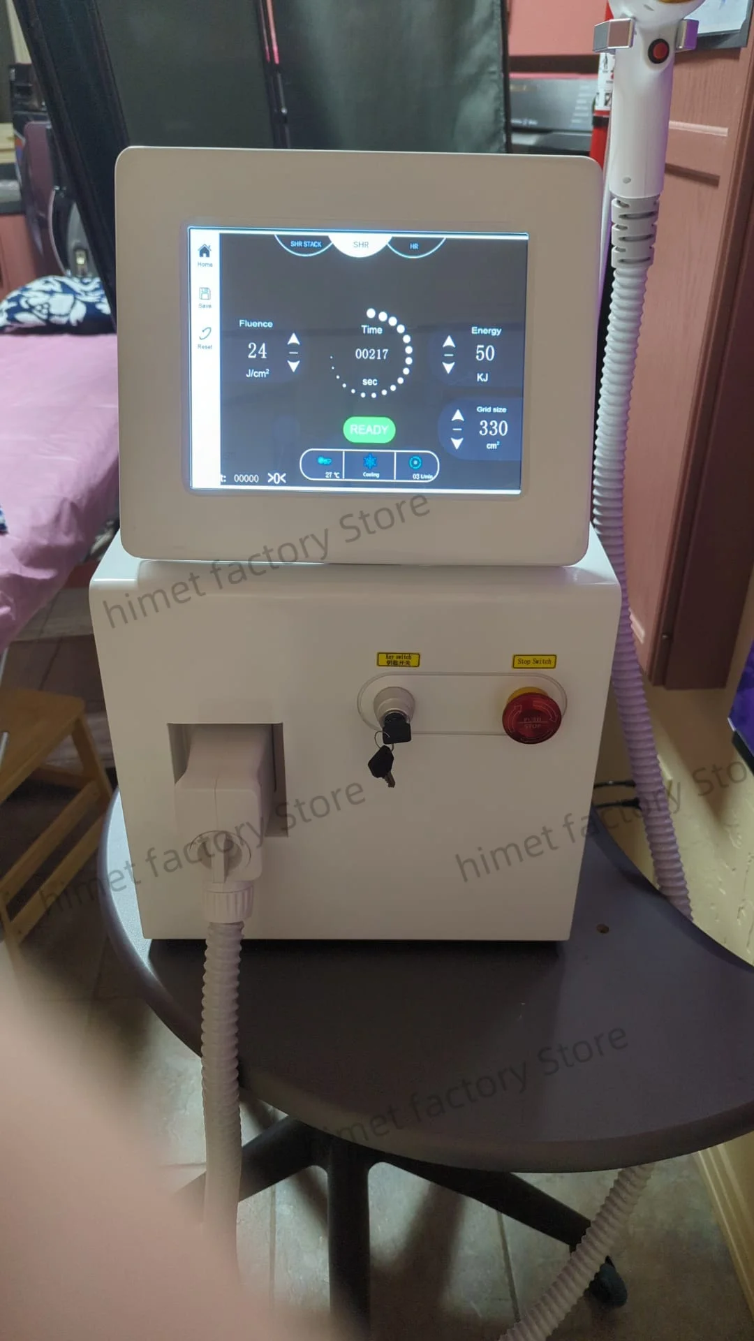 Ice Painless Diode Laser Hair Removal Machine 3 Wavelength 755nm 808nm 1064nm Epilation Definitive Suitable For All Skin Tones