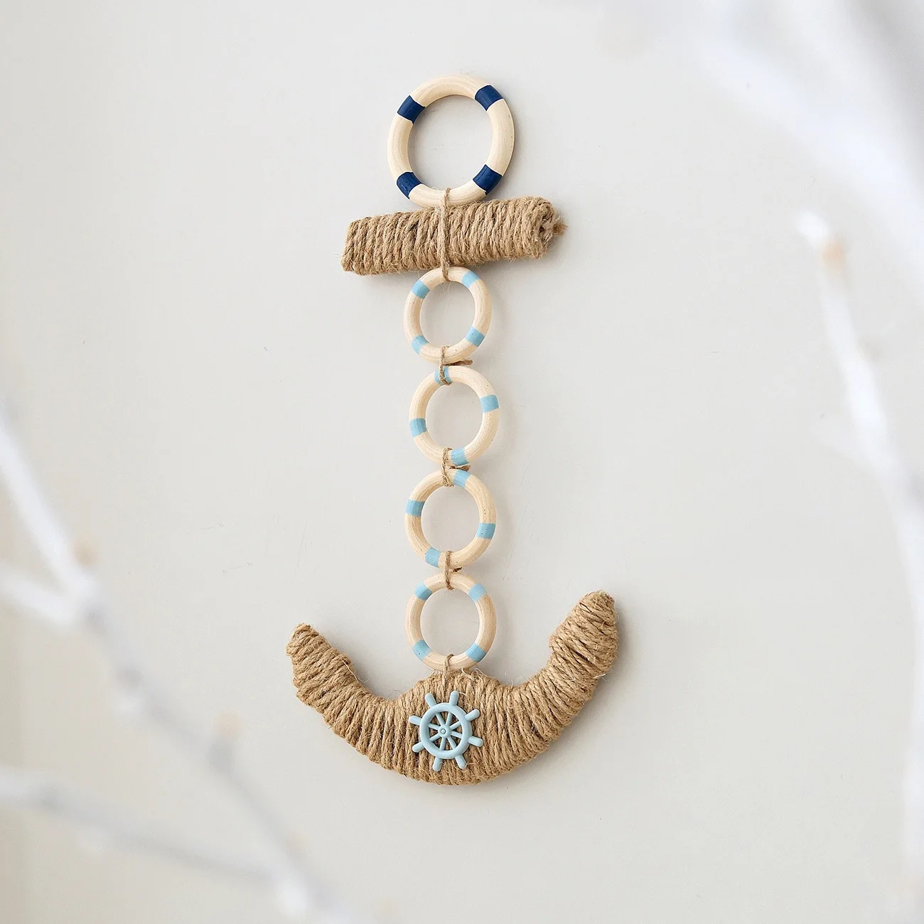 Mediterranean anchor decorative iron anchor marine decorative hook creative background wall decoration shooting props