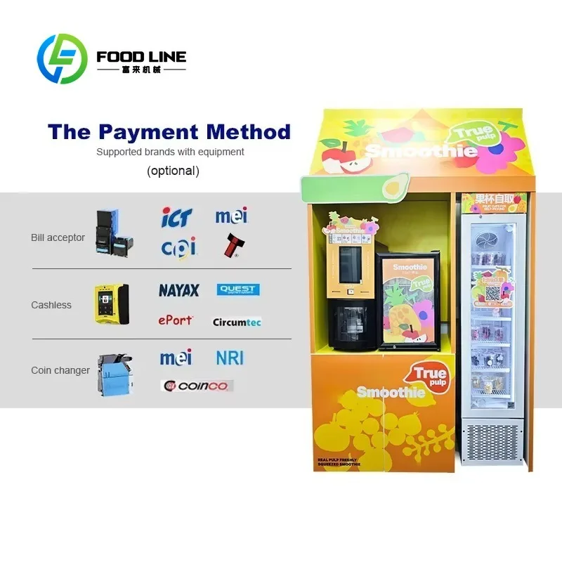 Customized Durable Fully Automatic Slush Vending Machine Commercial Smoothie Maker For Food Service
