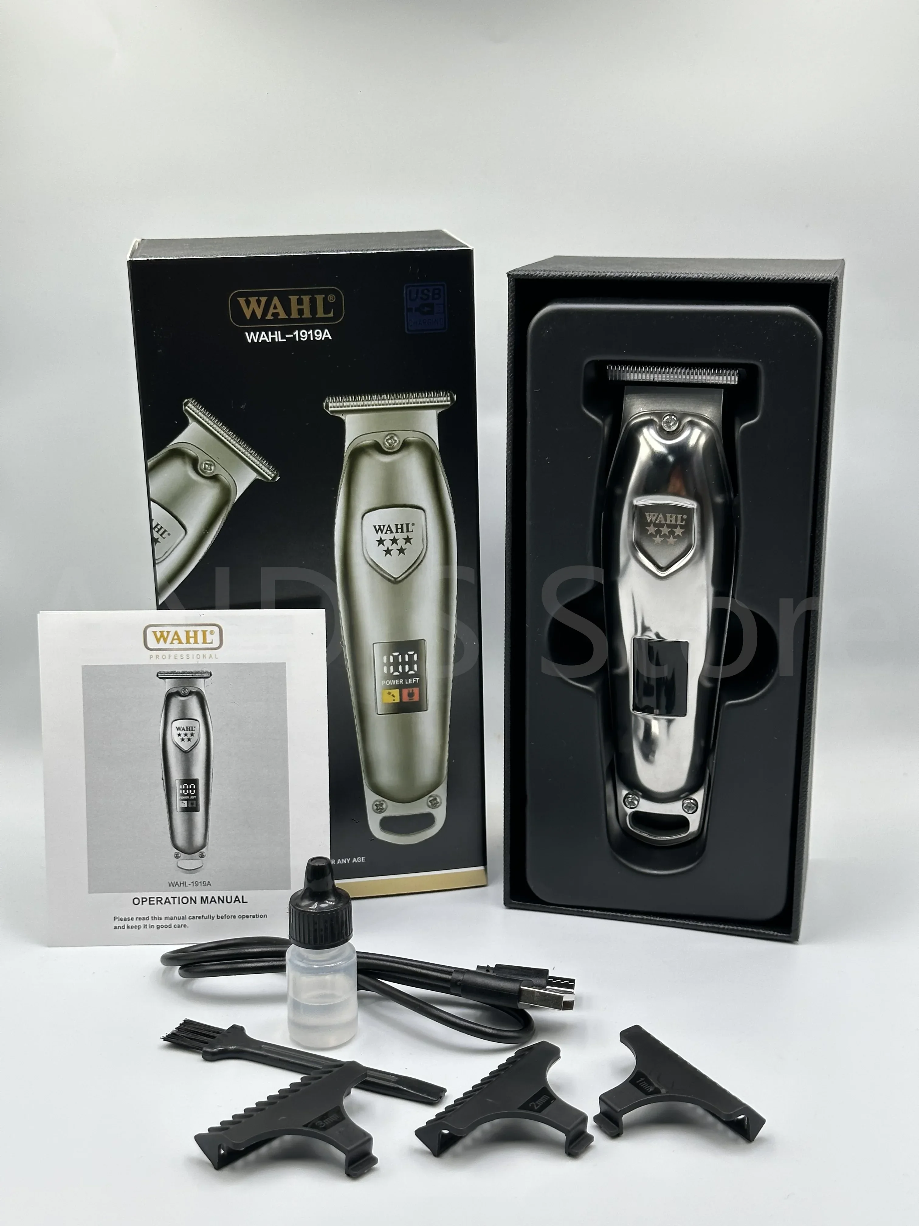 Original WAHL 1919A Hair clipper Durable, Sharp Cutting Tool for Boys and girls Salon-Quality Styling with LCD display