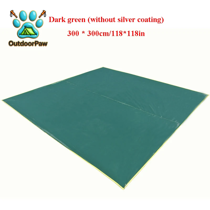 450*300cm Large Size Ground Sheet 150D Oxford Tent Floor Mat Waterproof Multi-function Wear-resistand