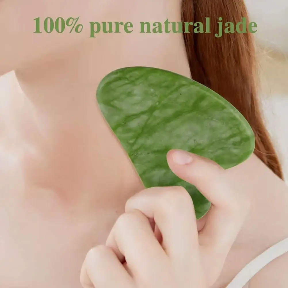 

1pcs Small calf horn scraping board Gouache Scraper Face Massager Facial Lift Neck Body Scraping Massage Beauty Tools