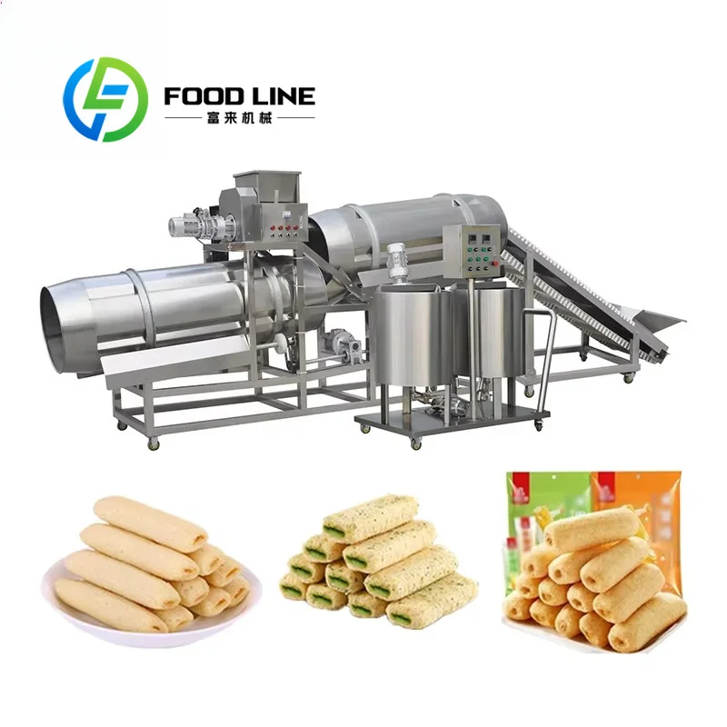 Customized Snack Seasoning Tumbler Balanced Rotation Structure Avoids Material Partial Accumulation And Uneven Flavor Coverage
