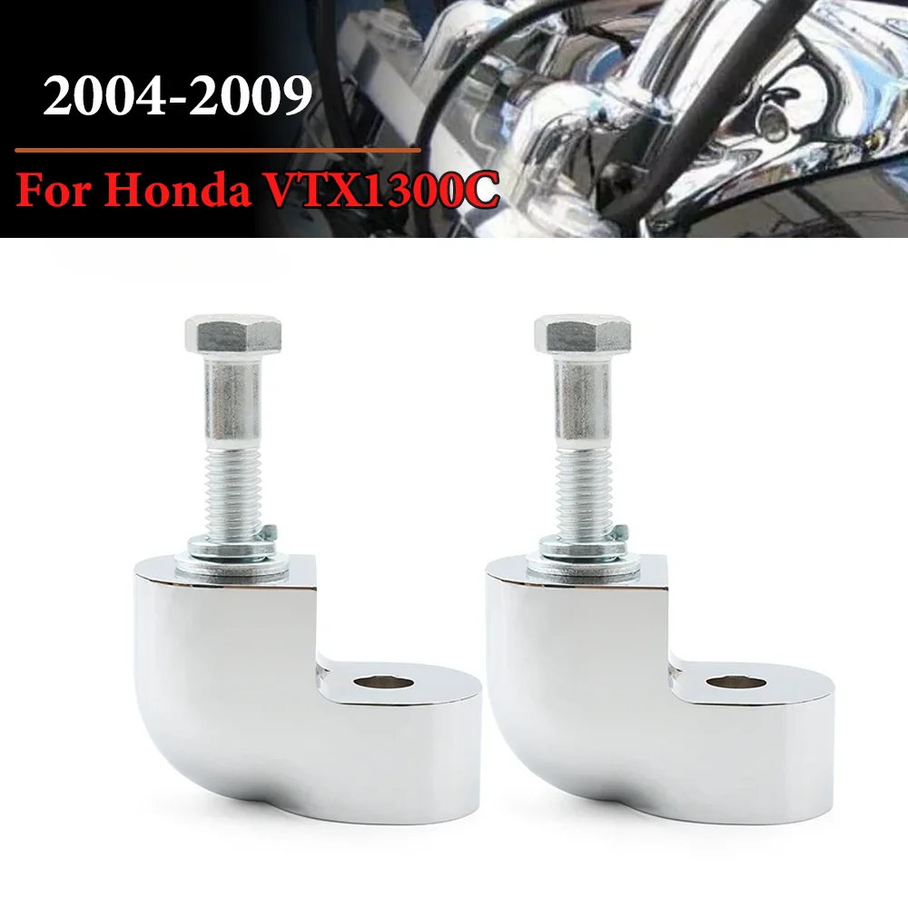 

Motorcycle Handlebar Riser For Honda VTX1300C VTX 1300C VTX1300 2004-2009 Handlebar Riser Clip Extension Adapter Extender
