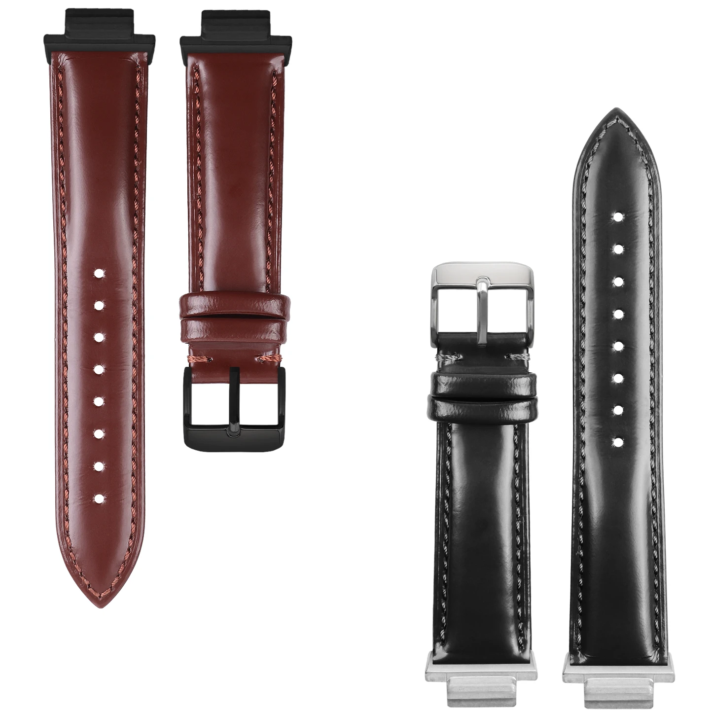 For Casio small square DW-5600 GW-B5600 GW-M5610 GA21100 GBM2100 GM2100 vintage leather strap Metal adapter modified strap
