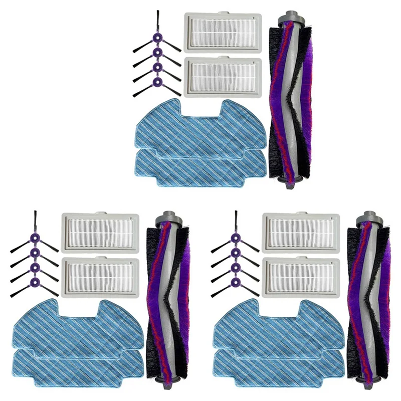 

ABKR-27 Pieces / Set Roller Side Brush Wipe Filter Replacement For Powerbot-E VR05R5050WK Vacuum Cleaner Spare Parts