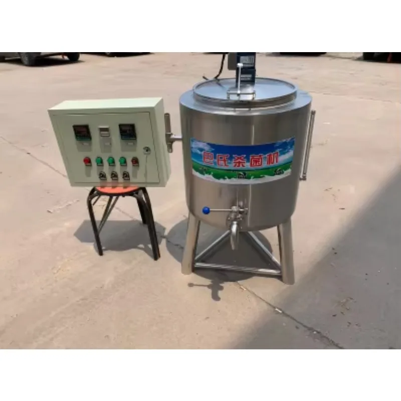 High Efficiency 100L Pasteurization Machine, Electric Heating Pasteurization Equipment for Milk, Yogurt, Juice Sterilization
