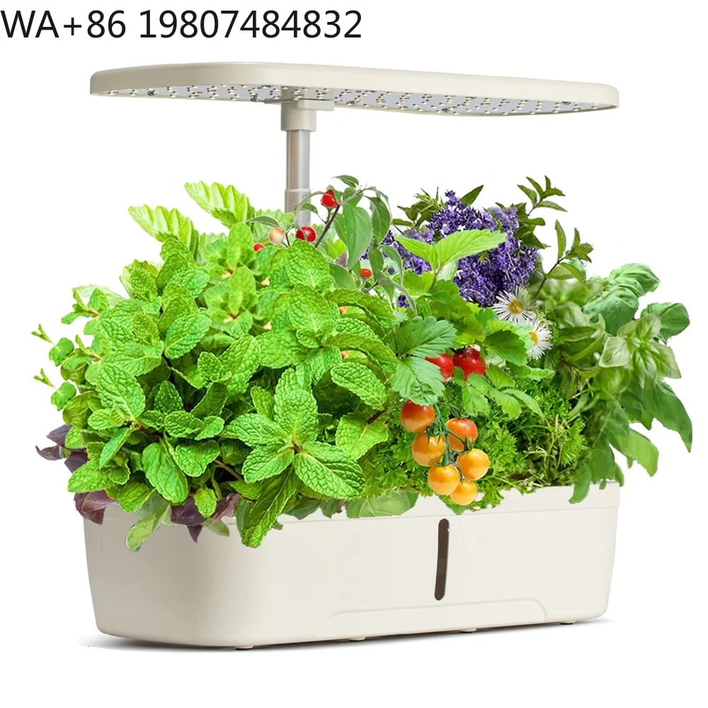 Mini Aquaponic Soilless Cultivation Starter Kit Full Spectrum Fill Light Small Space  Indoor Balcony Herb Flower Hydroponic