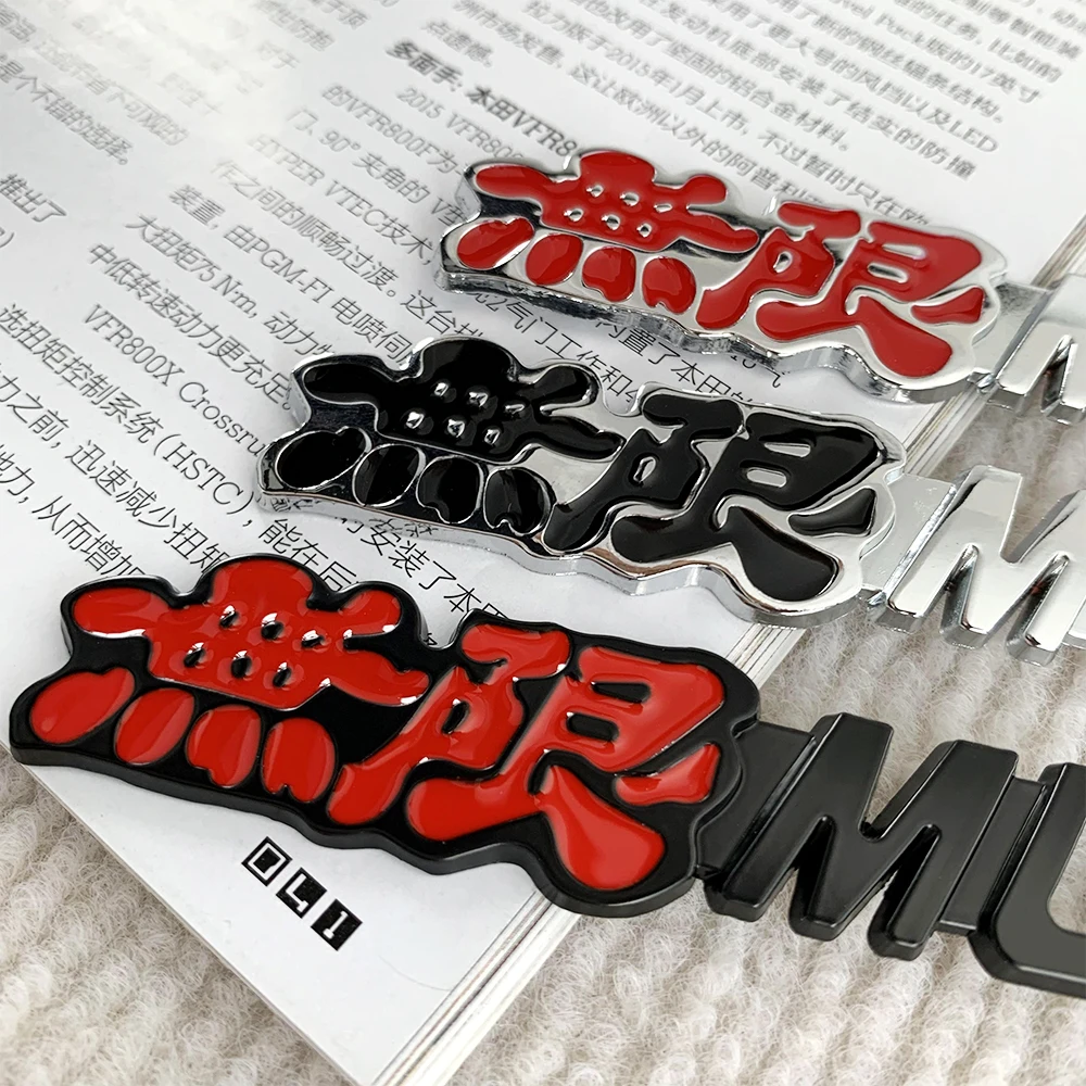 3D Metal Car Front Grille Emblem Type R Logo Decal For Honda CIVIC FD2 FD FA 5 Mugen TypeR Racing Car Styling Accessories