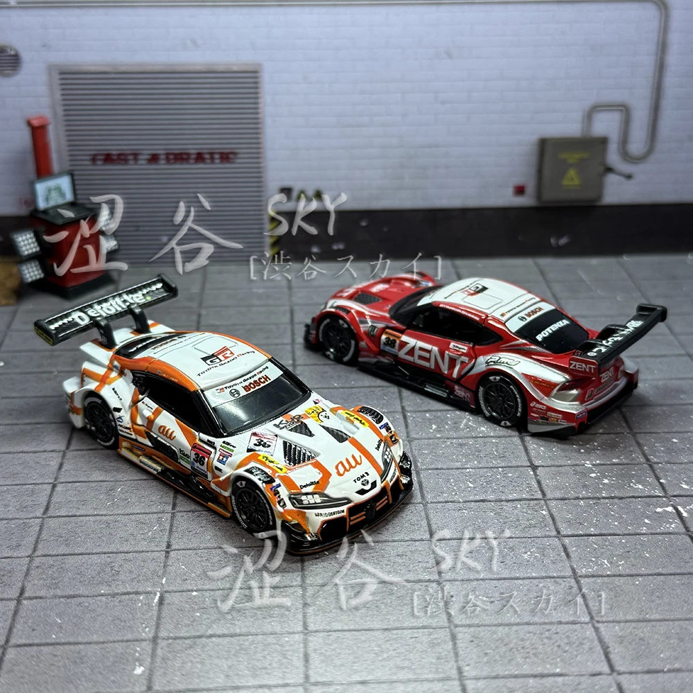 

Takara Tomy Tomica Premium Racing au Tom's SUPER GT SERIES ZENT CERUMO GR Supra Car Alloy Toys Автомобиль Литая под давлением металлическая модель