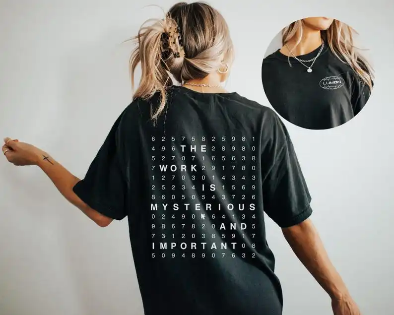 Macrodata Refinement Shirt Severance TShirt Scary Numbers Shirt Fan Gift Severance Inspired Shirt Trendy Graphic Tee