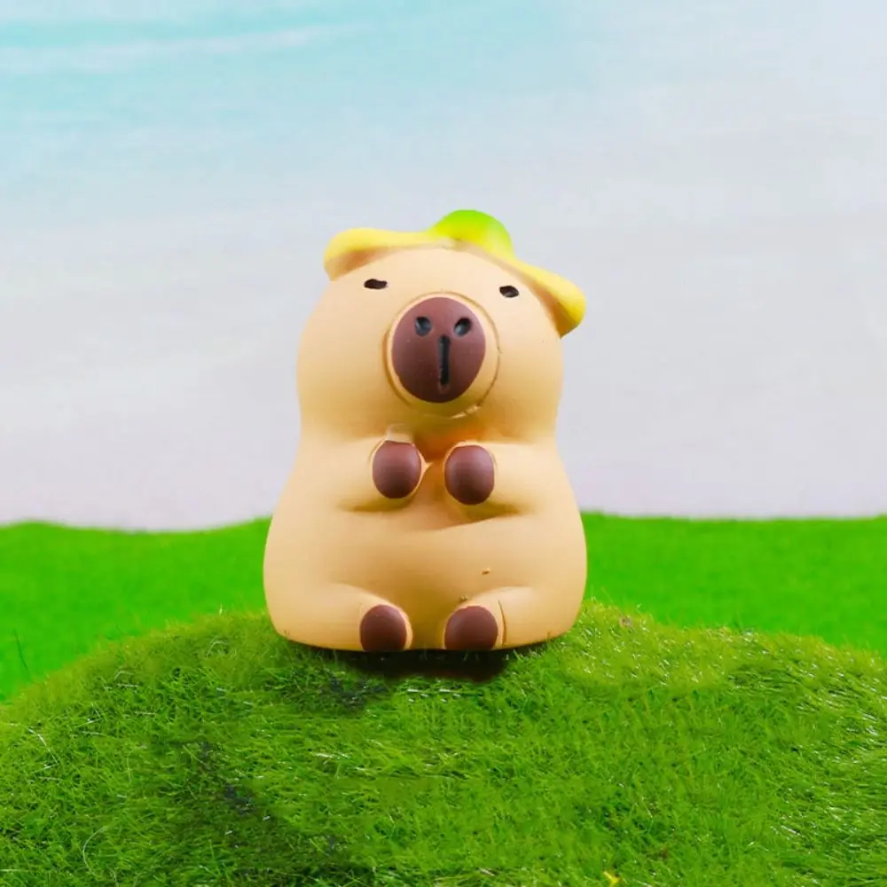 Figurines d'animaux de dessin animé pour enfants, jouets de simulation Capybara, modèle de figurine