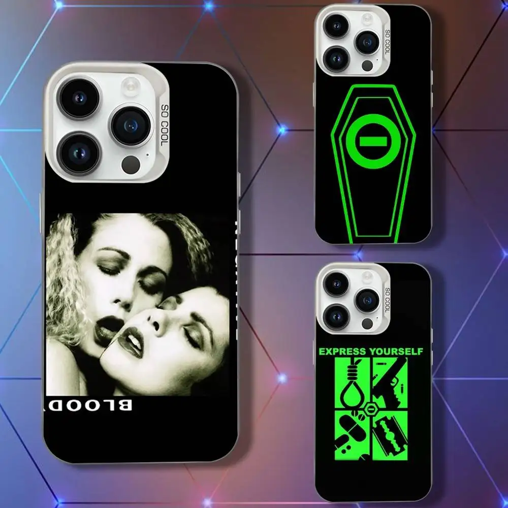 

T-Type O N-Negatives Phone Case For iPhone 16,15,14,13,12,11,Pro,XS,Max,Plus,Mini,SE White Candy Matte Shockproof Cover