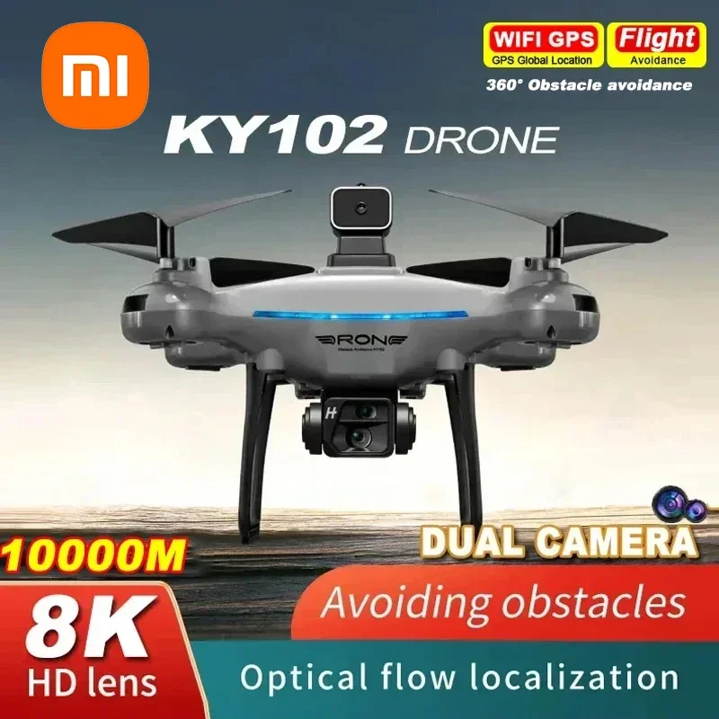 Xiaomi KY102 drone 8K professional high-definition dual camera aerial photography 360 optical flow four axis RC aircraft toy