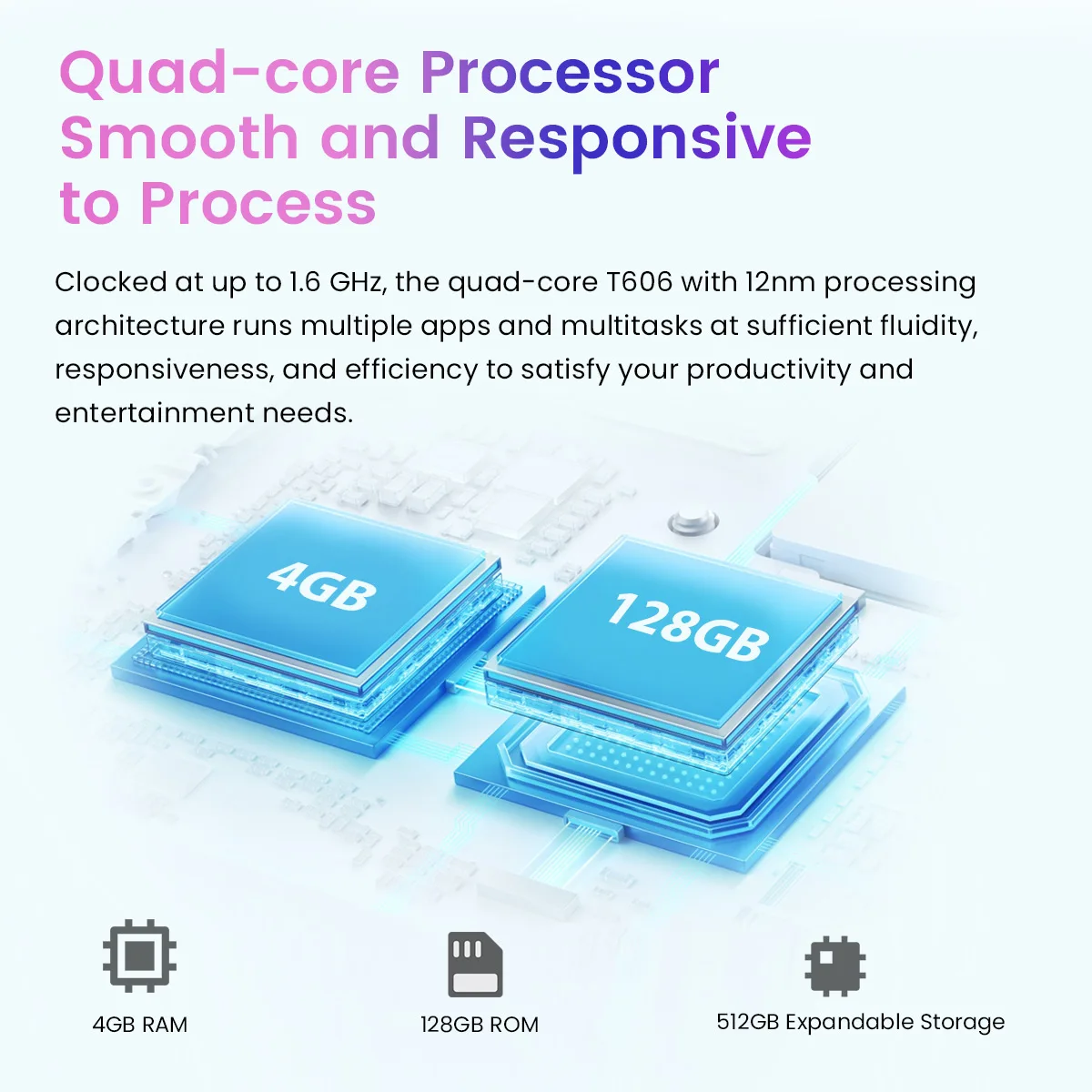 Blackview A52 Pro Smartphone 6.5 Inch Mobilephone 4GB 128GB Octa Core Android 13 Mobile Phone 5180mAh 13MP Rear Camera Dual 4G