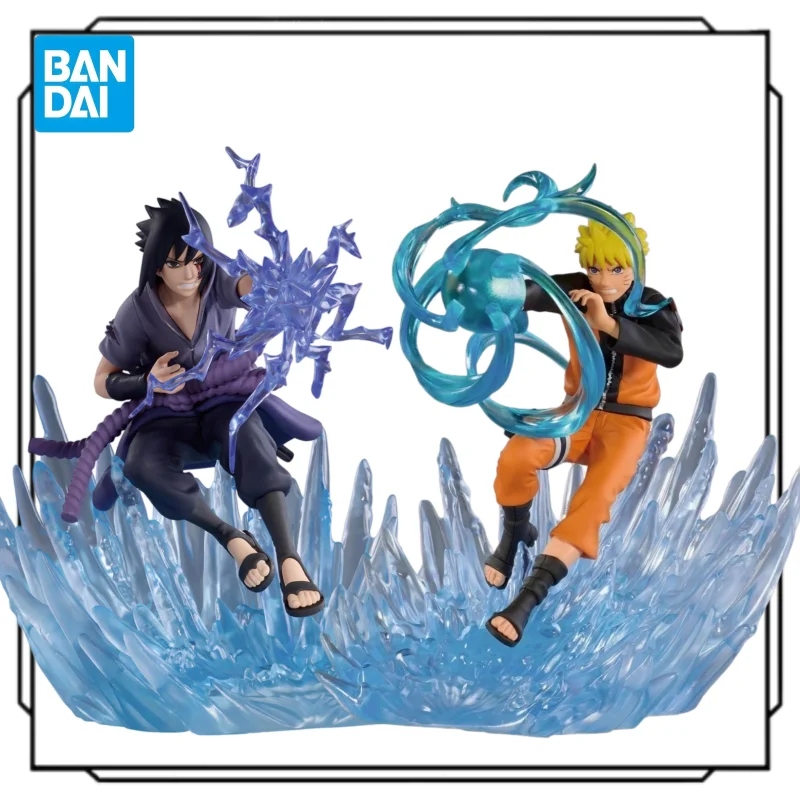 Original Bandai Banpresto Combination Battle 2 Naruto Shippuden Final Valley Battle Naruto Sasuke Figures Collectible Ornaments