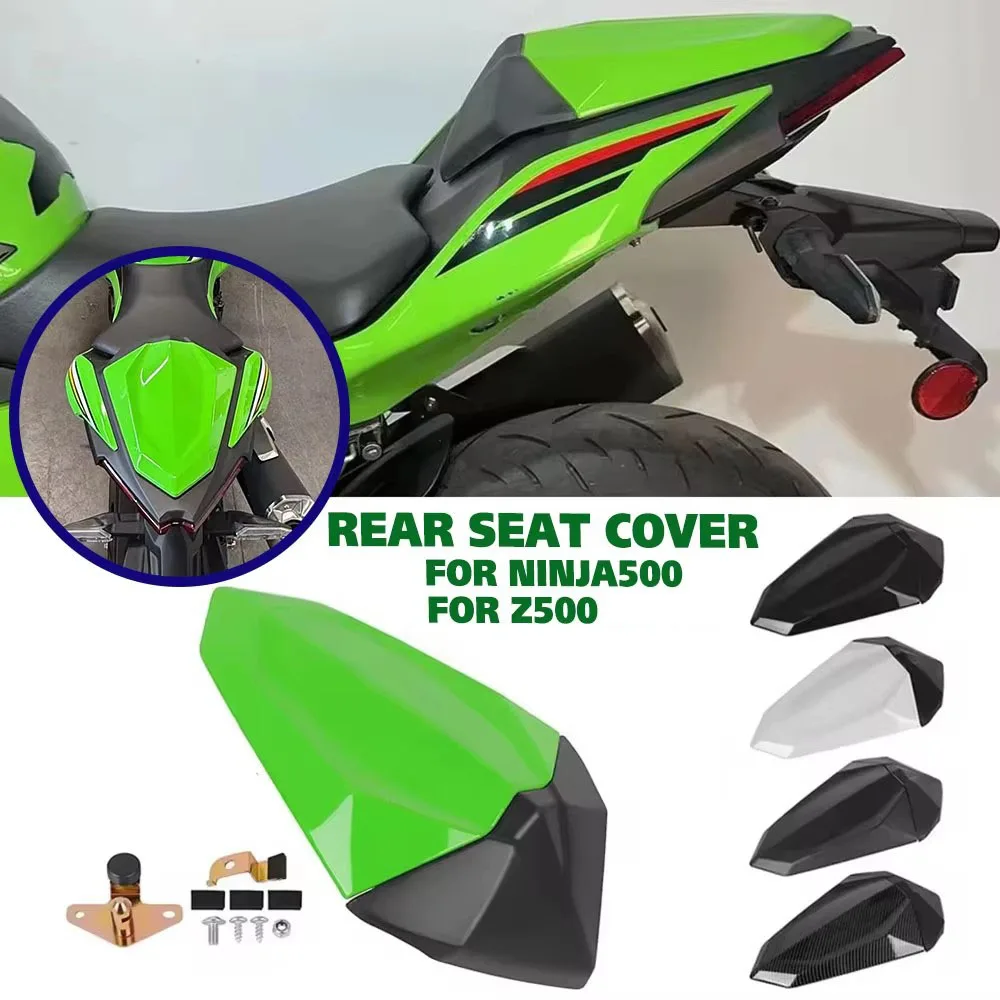 

Ninja500 Motorcycle Rear Passenger Pillion Seat Cover For Kawasaki Z500 Z 500 SE Ninja 500 ABS 2024-2026 Fairing Seat Solo Cowl